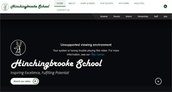 Desktop Screenshot of hinchingbrookeschool.net
